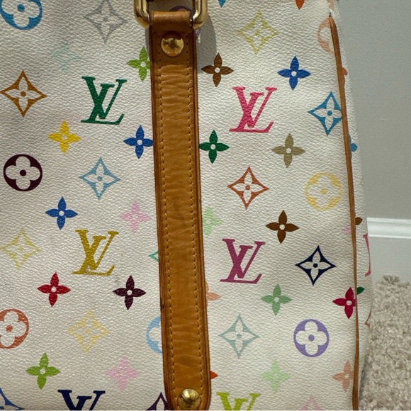 Louis Vuitton Multicolor Monogram Tote with Tan Accents - Picture 4 of 16